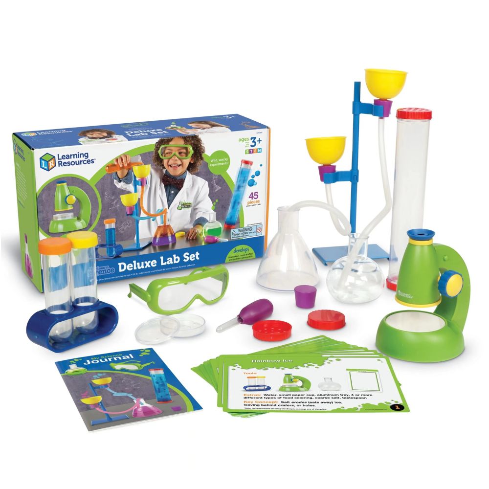 Learning Resources Experiment Kit a deluxe STEM science lab toy for children