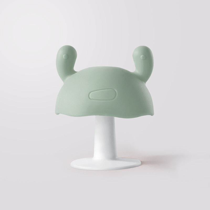 Suction Cup Tooth Gel Food Grade Silicone Boiled Baby's Special Soothing Mite Food Cup Tooth Molar Toy
