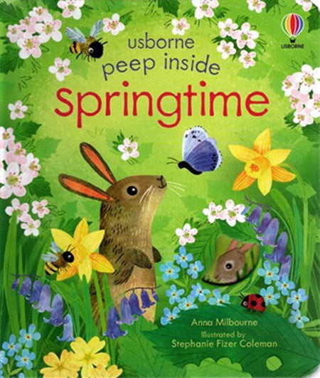 English picture book Usborne Peep inside English children's picture book children's 3D three-dimensional hole flip play