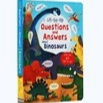 Lift-The-Flap Large Format English Kidsren's Enlightenment Popular Science Puzzle Flip Book Cognitive Learning Picture Book