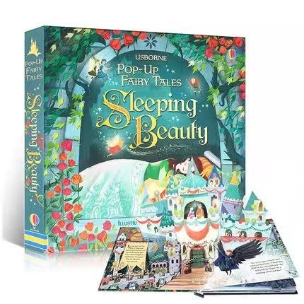 Pop-Up Book Kidsren's English Stereo Flip Book Toy Picture Book for Young Kidsren