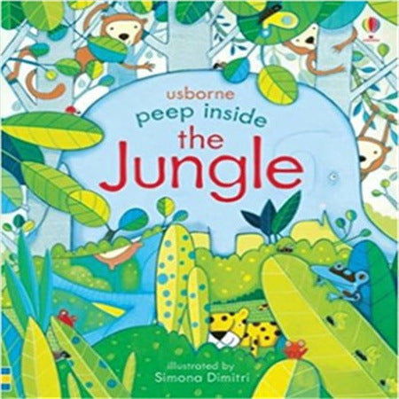 English picture book Usborne Peep inside English children's picture book children's 3D three-dimensional hole flip play