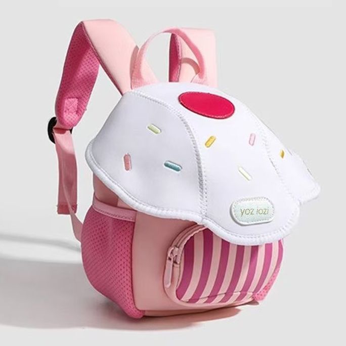 2026 New Year Gift Mini Cute Mushroom Bag Toddler Backpack New Cartoon Baby Backpack for Boys and Girls