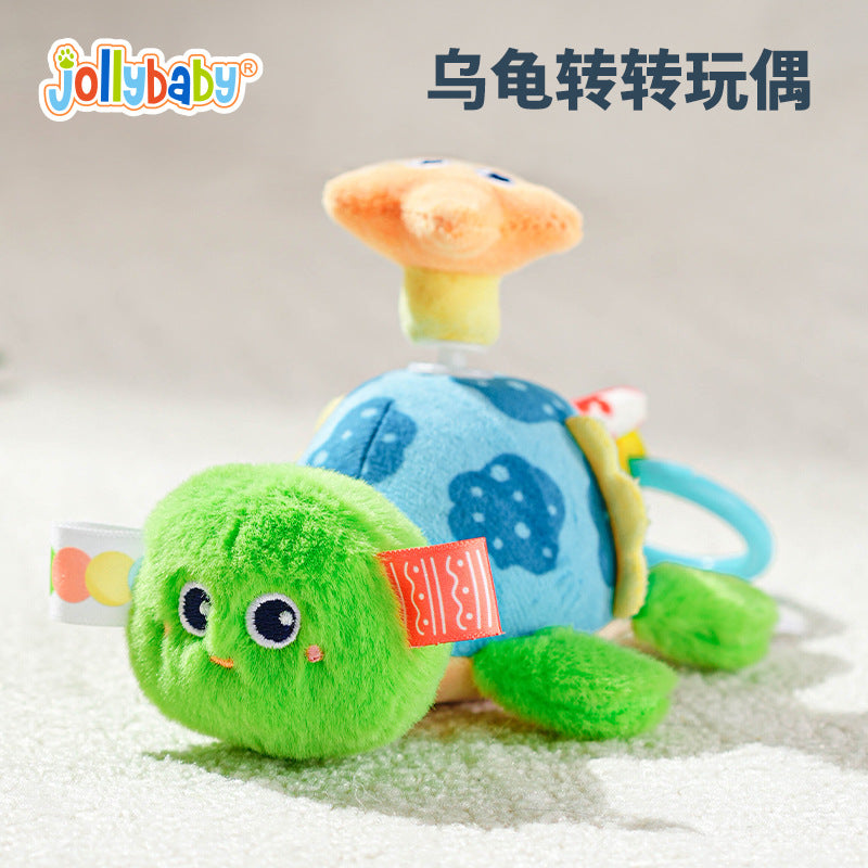 jollybaby Panda Turn Doll Tail Turn Lala Le Lathe Pendant Plush Baby Toy