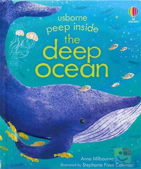 English picture book Usborne Peep inside English children's picture book children's 3D three-dimensional hole flip play