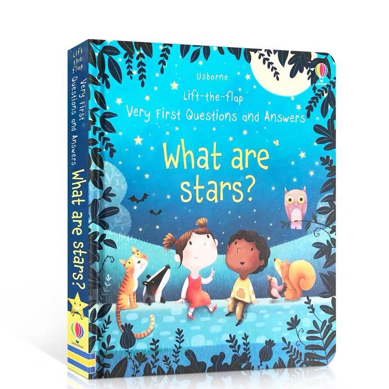Usborne English Children's Questions and Answers Lift the flap Children's Popular Science Enlightenment Cognition Flip Books