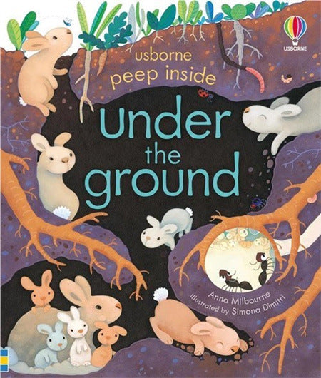 English picture book Usborne Peep inside English children's picture book children's 3D three-dimensional hole flip play