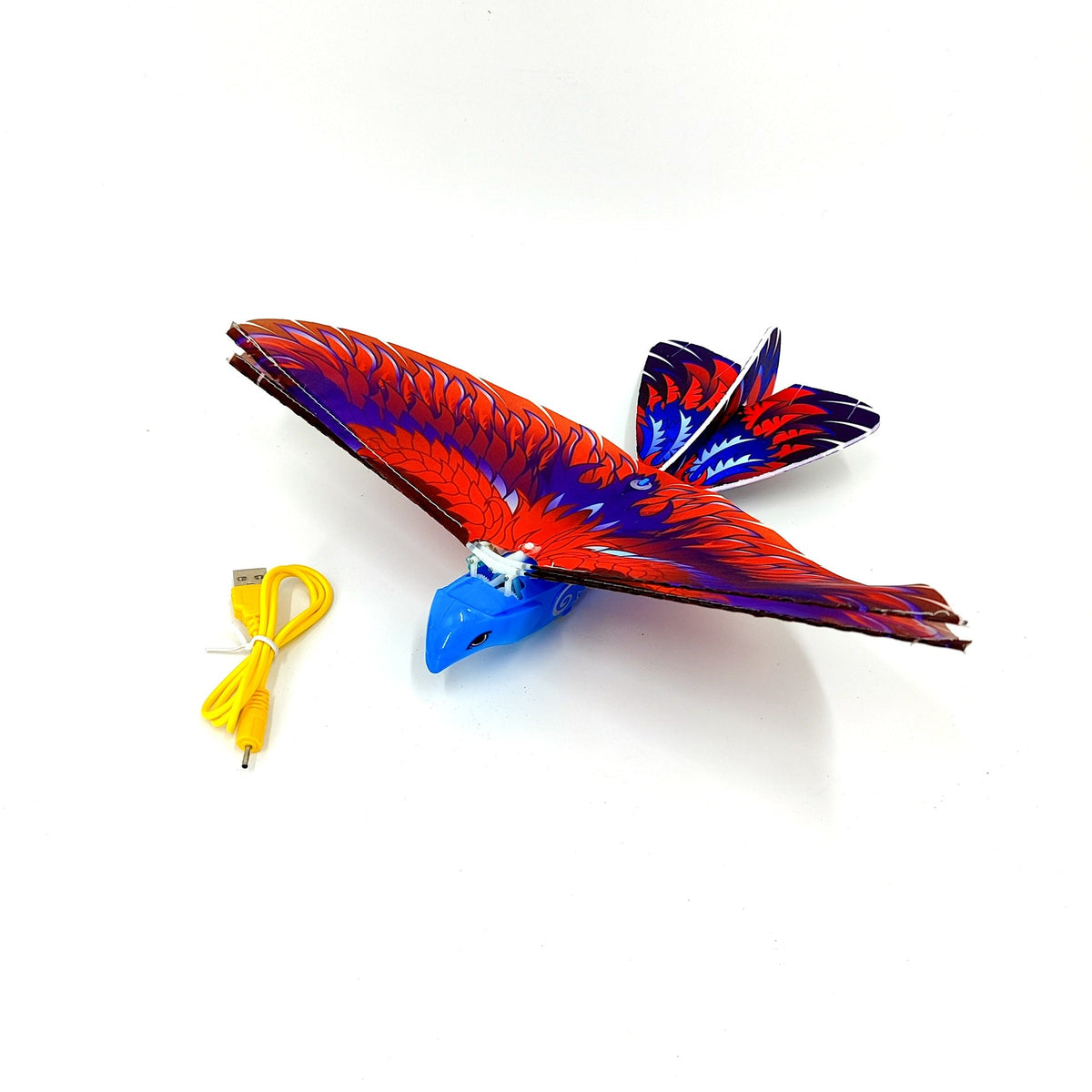 Cross-border explosions remote control electric bird flying space bird toy simulation flapping bird charging children wholesale