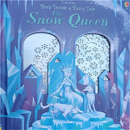 English picture book Usborne Peep inside English children's picture book children's 3D three-dimensional hole flip play