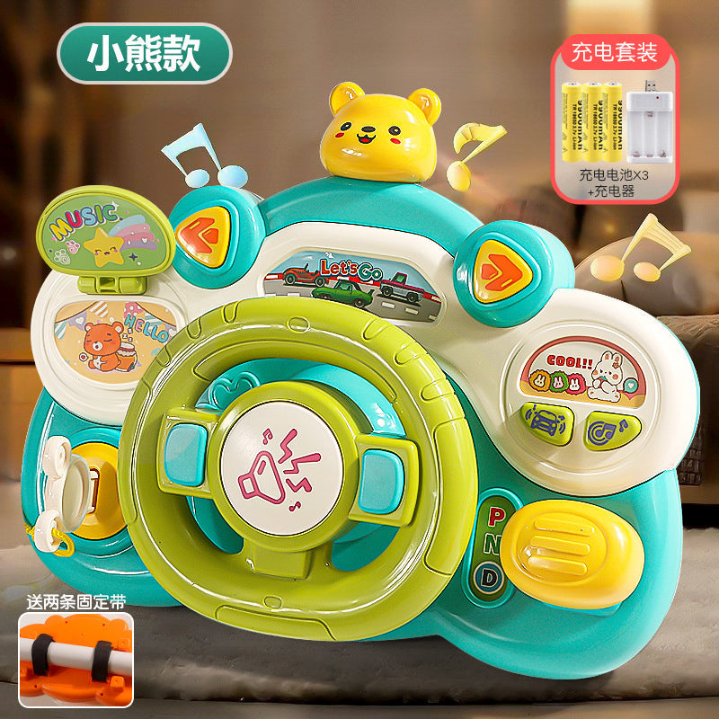 Baby Baby Early Education Educational Steering Wheel Toy Children's Simulation Driving Car Bridge Driving Toy
