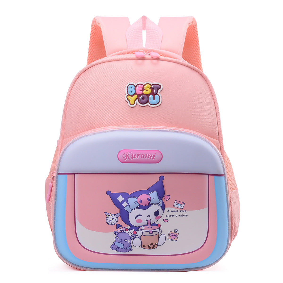 Children's Schoolbags, Kindergarten Schoolbags, First Grade Kuromi New Boys and Girls Cartoon Bags, Baby Lightweight Backpacks