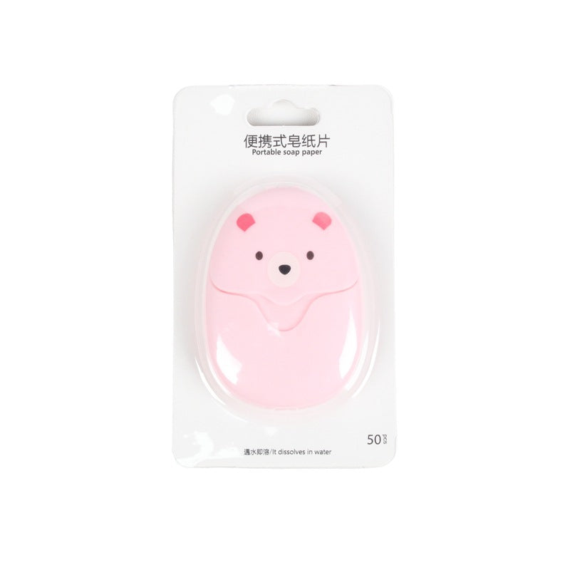 50 Travel Portable Soap Tablets Hand-washing Soap Disposable Travel Carry-on Pocket Mini Small Soap Paper