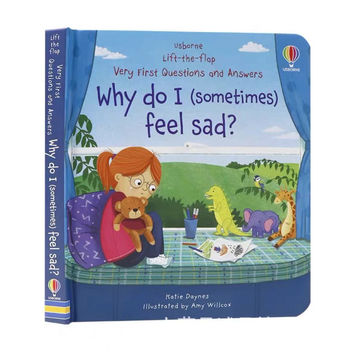 Usborne English Children's Questions and Answers Lift the flap Children's Popular Science Enlightenment Cognition Flip Books