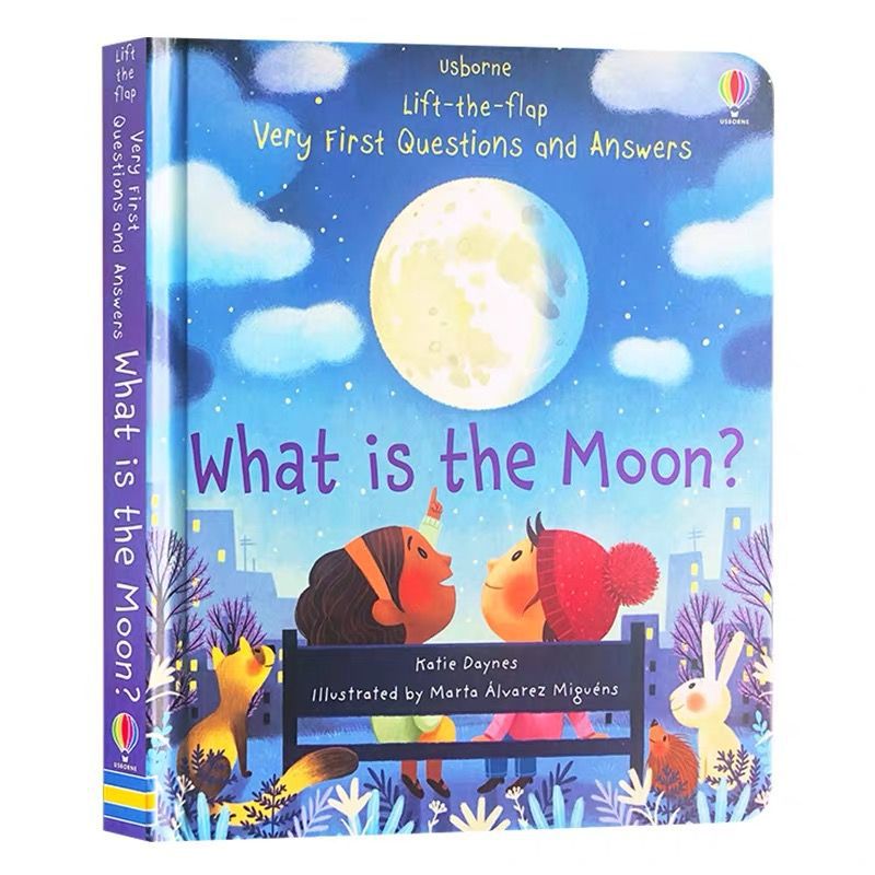 Usborne English Children's Questions and Answers Lift the flap Children's Popular Science Enlightenment Cognition Flip Books