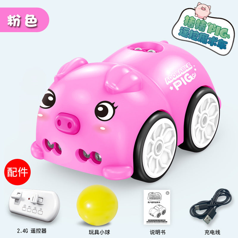 Cross-Border Popular Mini Remote Control Car with Magic Hand-Controlled Lights and Music, Children's Learning-To-Crawl Toy, Sensor Obstacle Avoidance Following Car