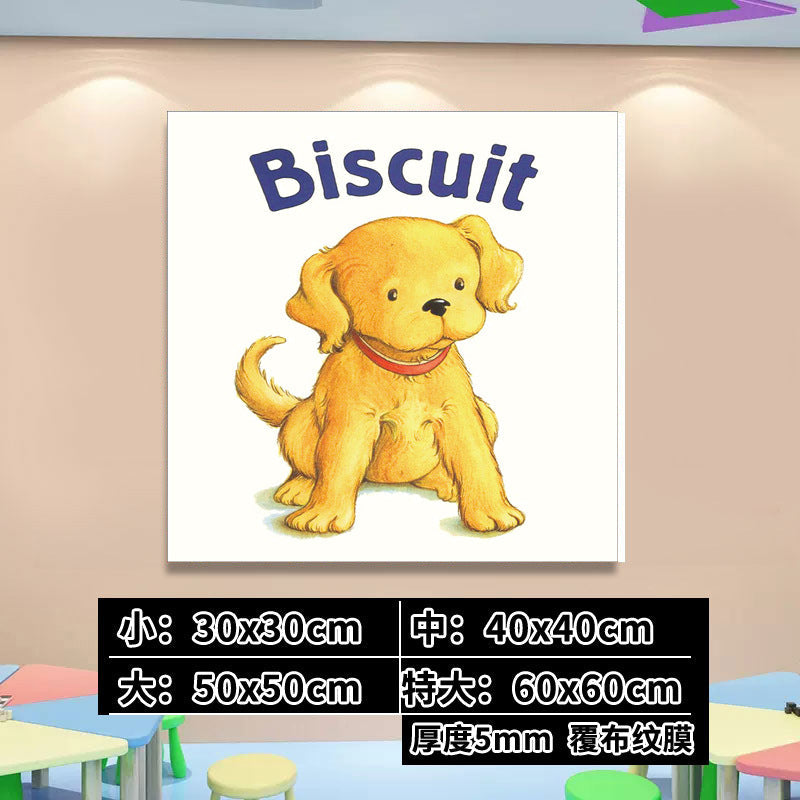 English Classroom Picture Book Library Decoration Kindergarten Corridor Staircase Wall Decoration Hanging Paintings Reading Area Cultural Wall Stickers