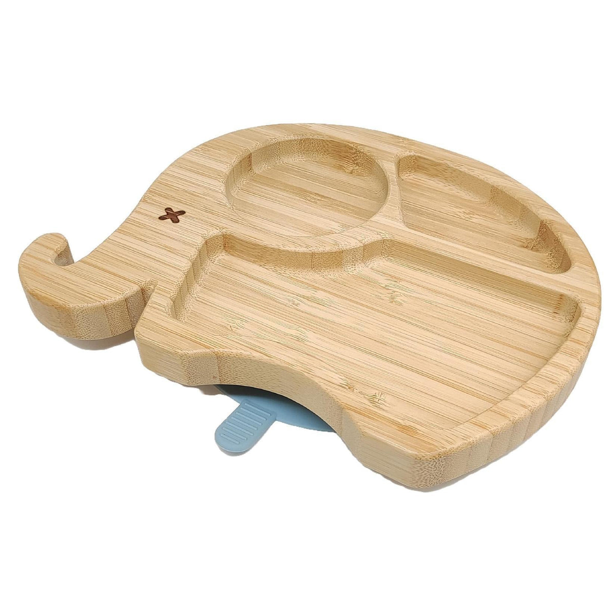 Amazon's New Bamboo and Wood Dinner Plate, Baby Food Supplement Plate, Cartoon Anti-Fall Suction Cup, Anti-Tipping Bamboo and Wood Children's Tableware