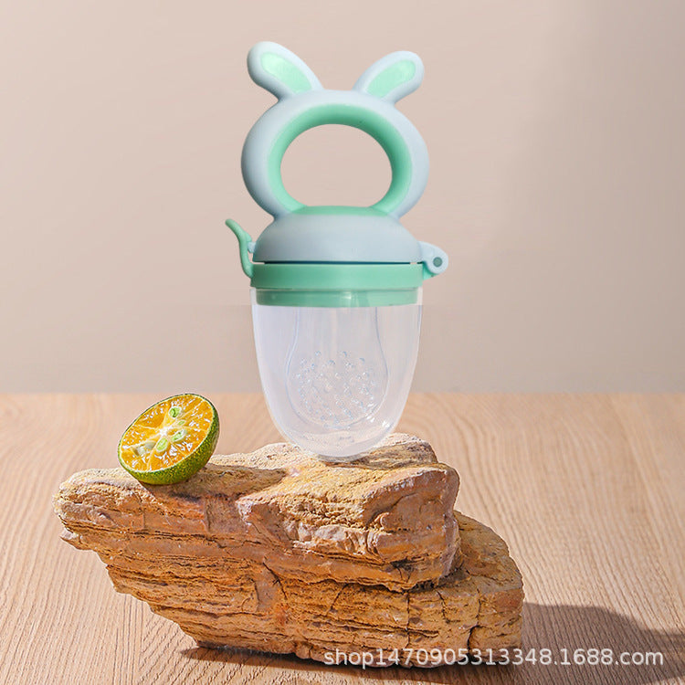 Factory Direct Sales Spot Food Grade Silicone Baby Can Chew Molars and Chew Baby Fruit Chewing Fun
