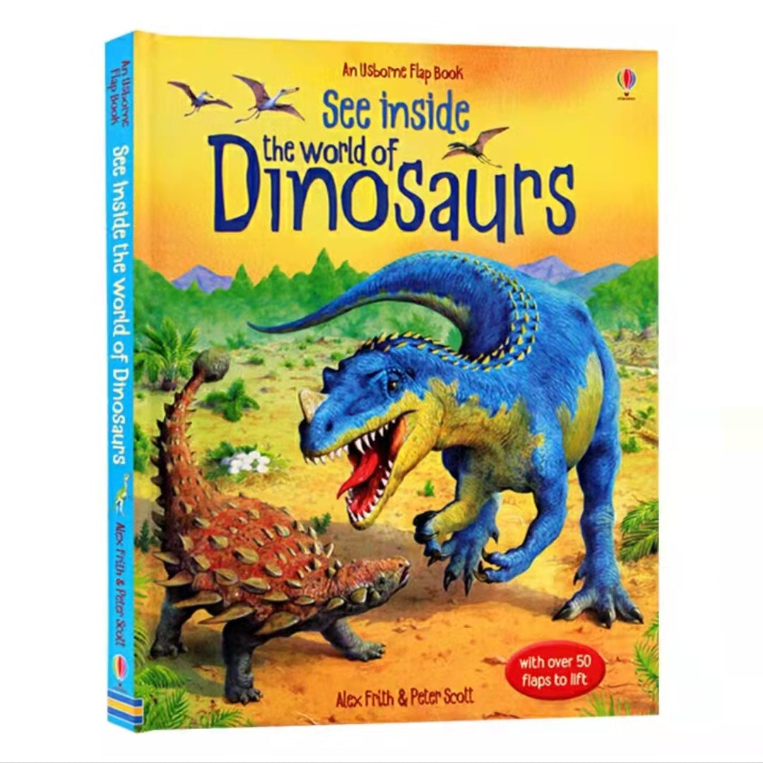 Lift-The-Flap Large Format English Kidsren's Enlightenment Popular Science Puzzle Flip Book Cognitive Learning Picture Book