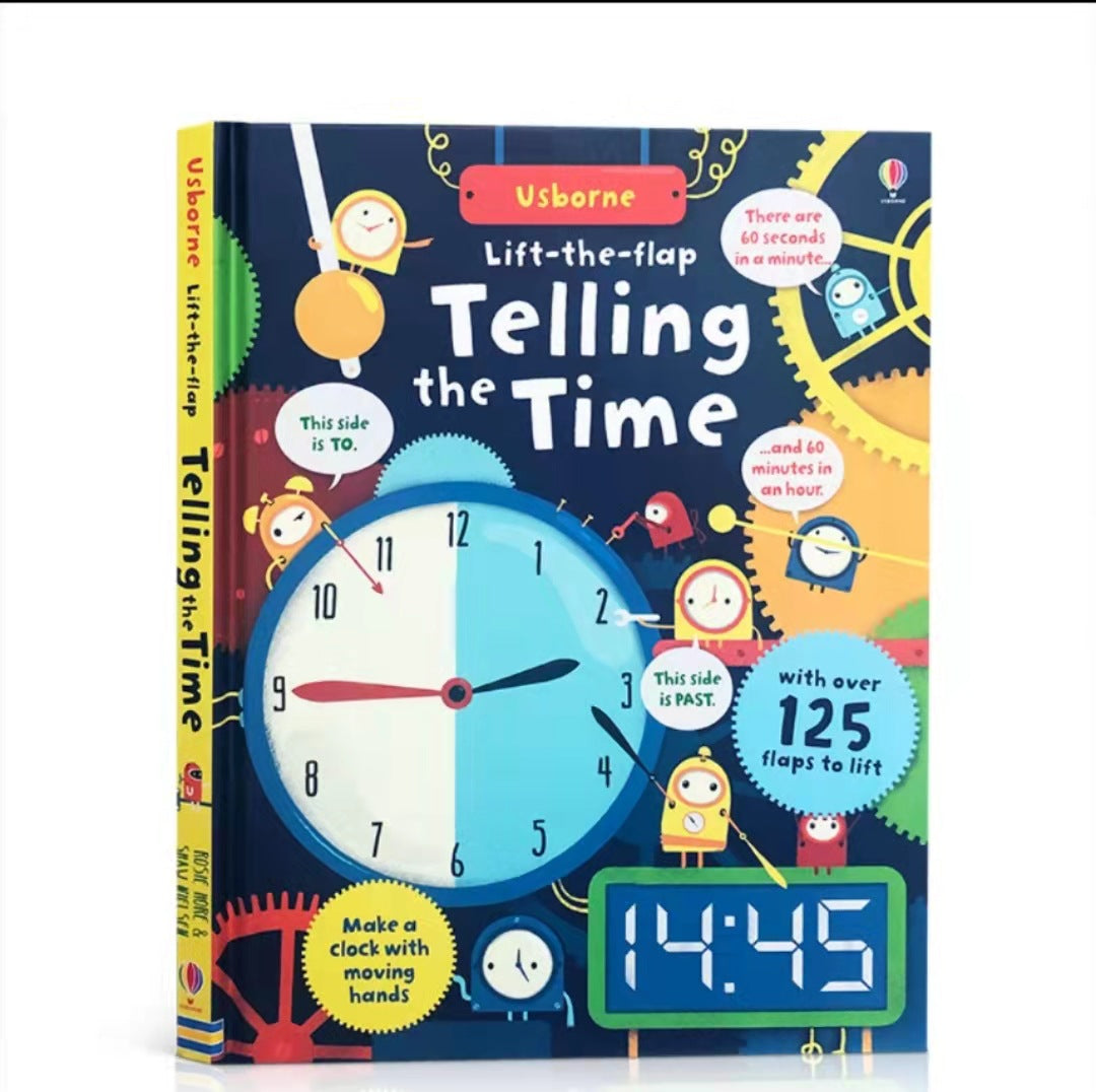 Lift-The-Flap Large Format English Kidsren's Enlightenment Popular Science Puzzle Flip Book Cognitive Learning Picture Book