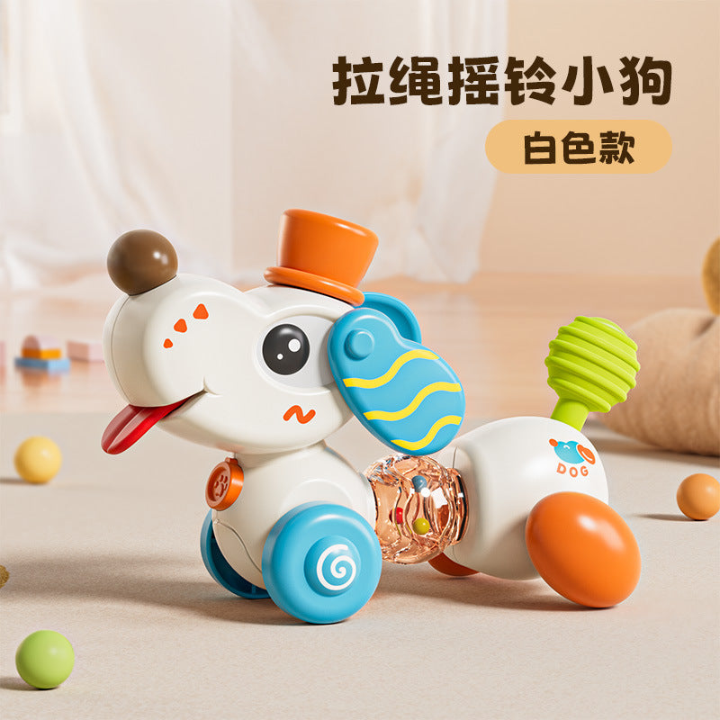 Cross-Border Baby Dining Table Puppy Suction Cup Spinner 0-3 Years Old Multi-Functional Detachable Steering Wheel Educational Toy