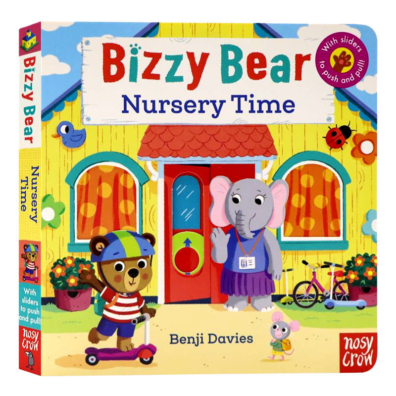 Bizzy Bear Busy Little Bear Picture Book Early Education Sing Along with Me Push-Pull Book Little Bear Is Very Busy