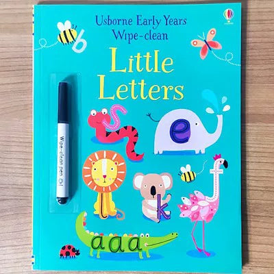 Erasable and reusable English learning workbook