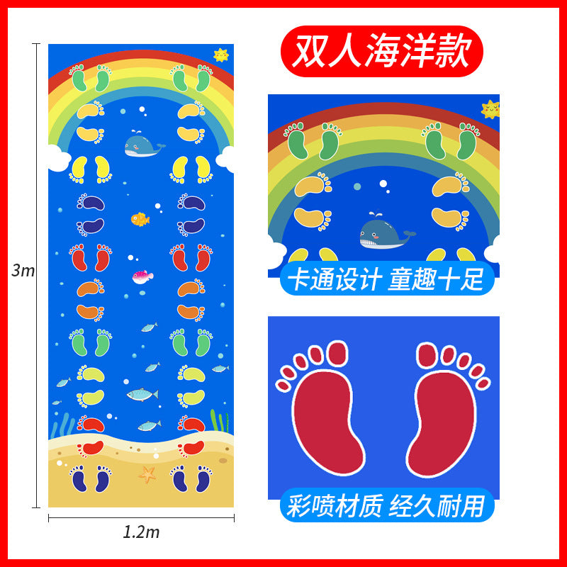 Sensory Training Equipment, Home Hand and Foot Sports Mats, Kindergarten Outdoor Toys, Kidsren's Team Building Game Props