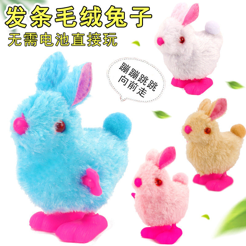 Wind-Up Chicken with Wings, Realistic Jumping Chicken, Children's Running Plush Toy, Nostalgic Claw Machine Prize, Kindergarten Gift