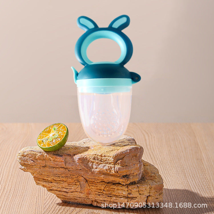 Factory Direct Sales Spot Food Grade Silicone Baby Can Chew Molars and Chew Baby Fruit Chewing Fun