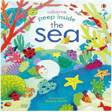 English picture book Usborne Peep inside English children's picture book children's 3D three-dimensional hole flip play