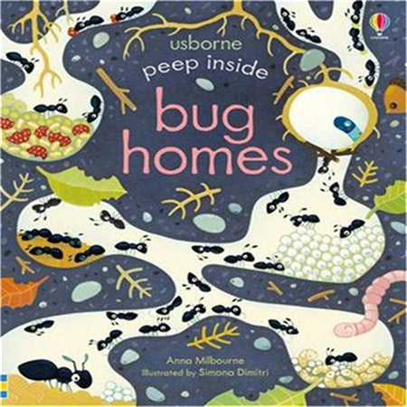 English picture book Usborne Peep inside English children's picture book children's 3D three-dimensional hole flip play
