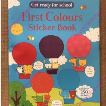 Sticker book Children's English Sticker Book Scene Interactive Game Stickers Baby Stickers Enlightenment Cognition