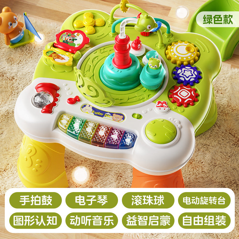 Multi-Functional Educational Learning Game Table for Infants & Toddlers | Brain-Boosting Activity Desk | Early Education Toy Gift for Boys & Girls