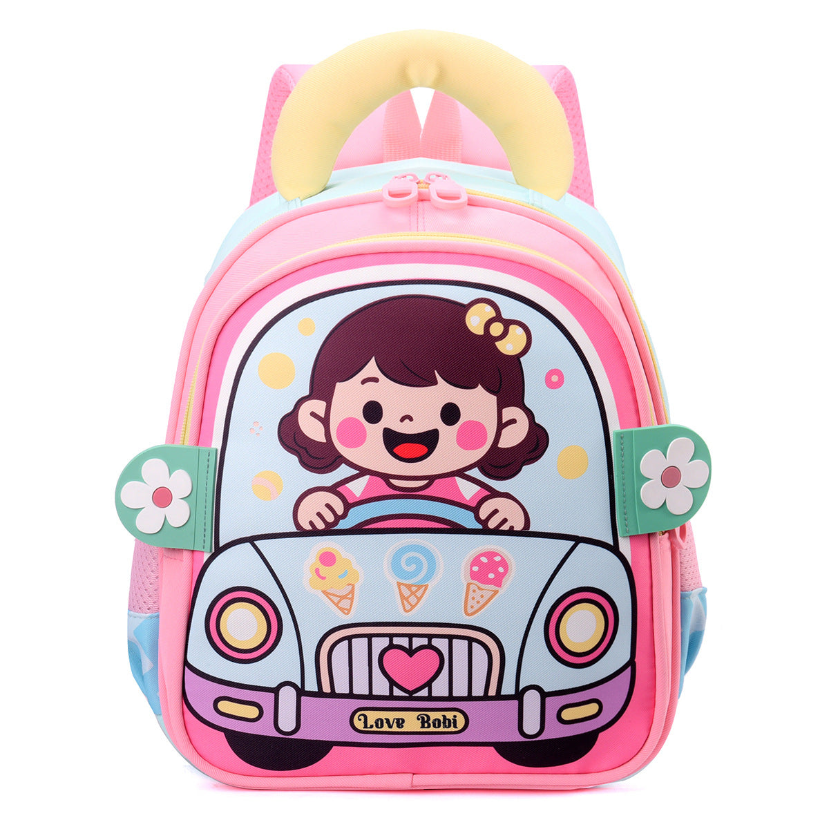Cross-Border Kindergarten School Bag Cartoon Car-Shaped Backpack for Toddlers Aged 3-6, Boys and Girls Children's Backpack
