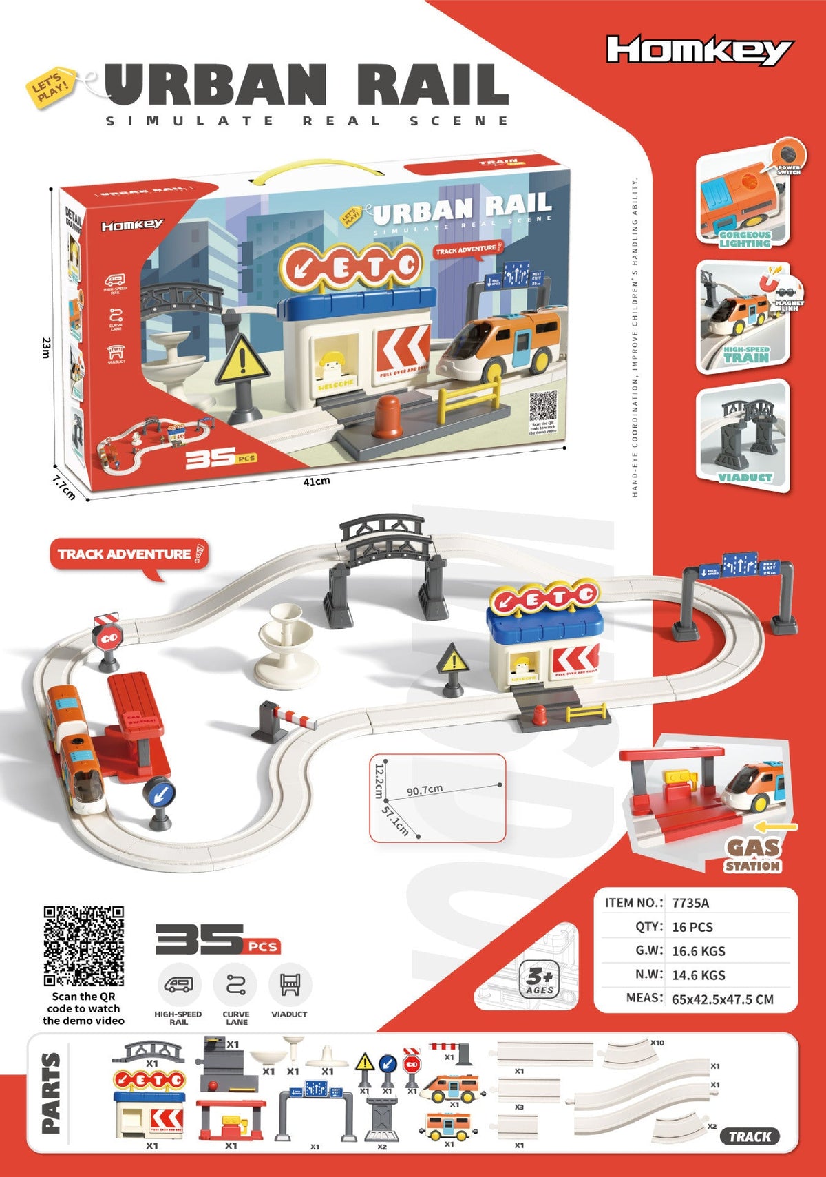 Cross-Border Electric Train Forest Logging Track Children's Assembled Circular Overpass Educational Track Car Boy Toy
