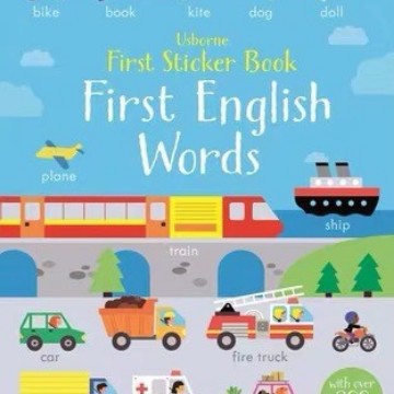 Sticker book Children's English Sticker Book Scene Interactive Game Stickers Baby Stickers Enlightenment Cognition