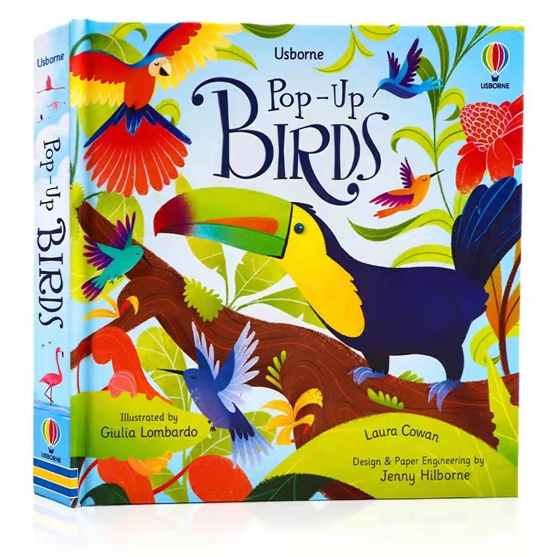 Pop-Up Book Kidsren's English Stereo Flip Book Toy Picture Book for Young Kidsren