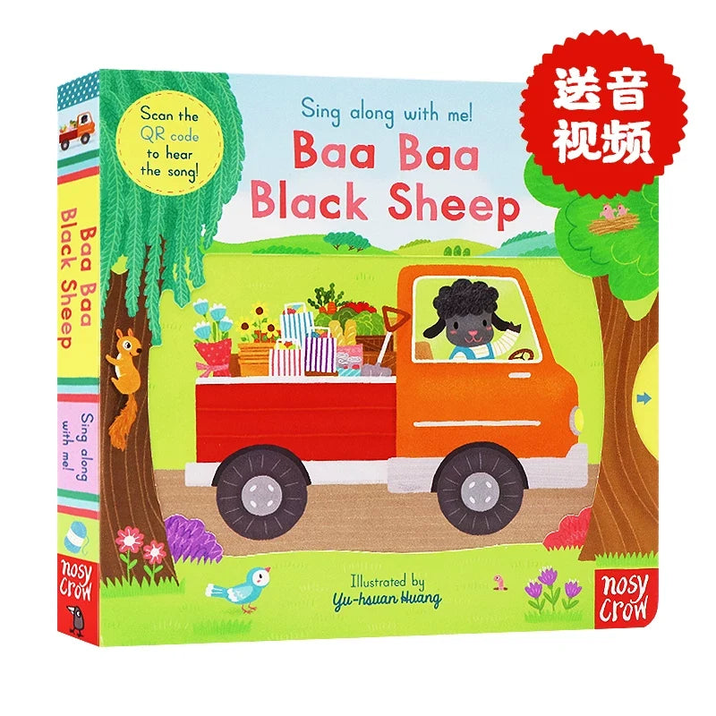 The Wheels on the Bus (English Original Nursery Rhyme Book with Mechanism