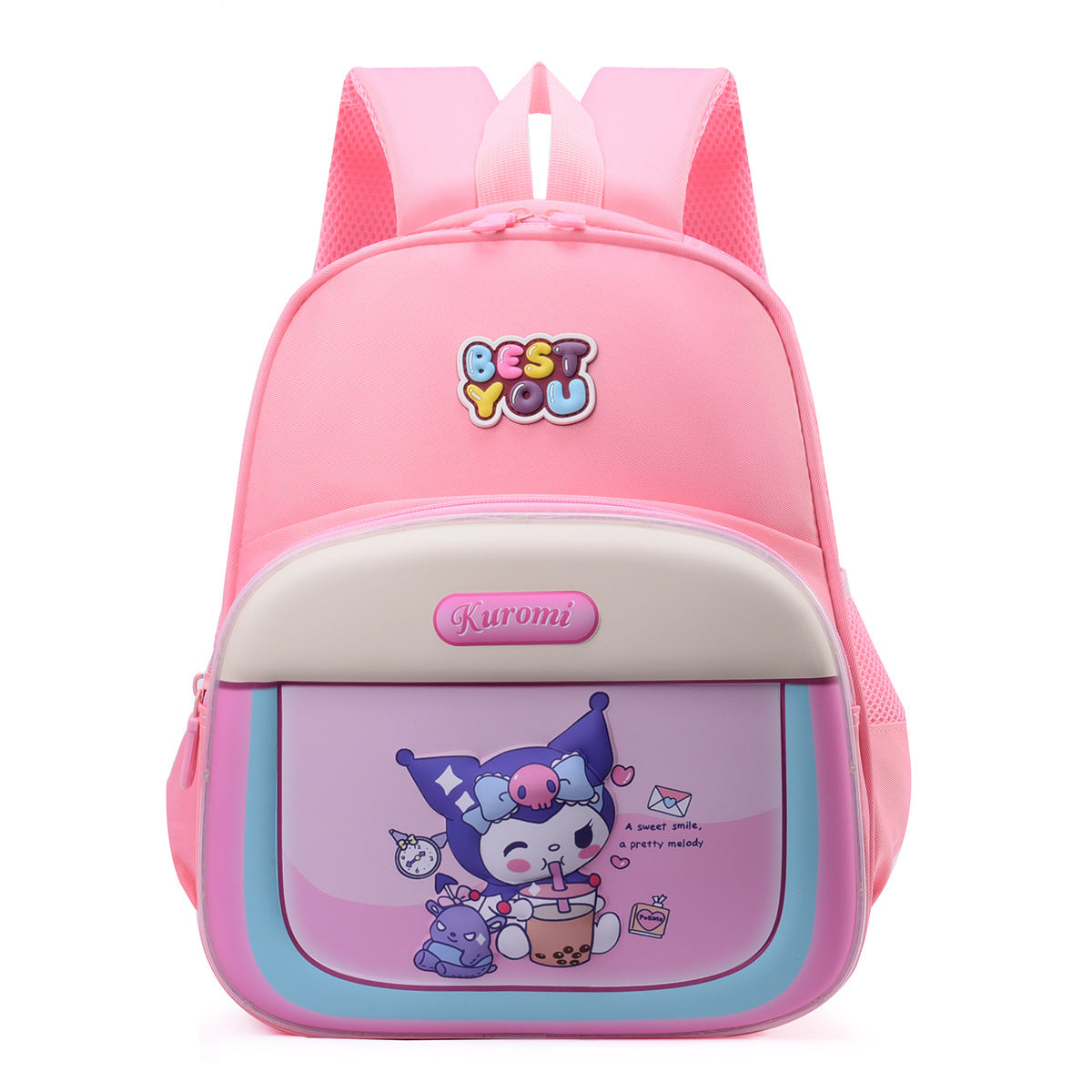 Children's Schoolbags, Kindergarten Schoolbags, First Grade Kuromi New Boys and Girls Cartoon Bags, Baby Lightweight Backpacks