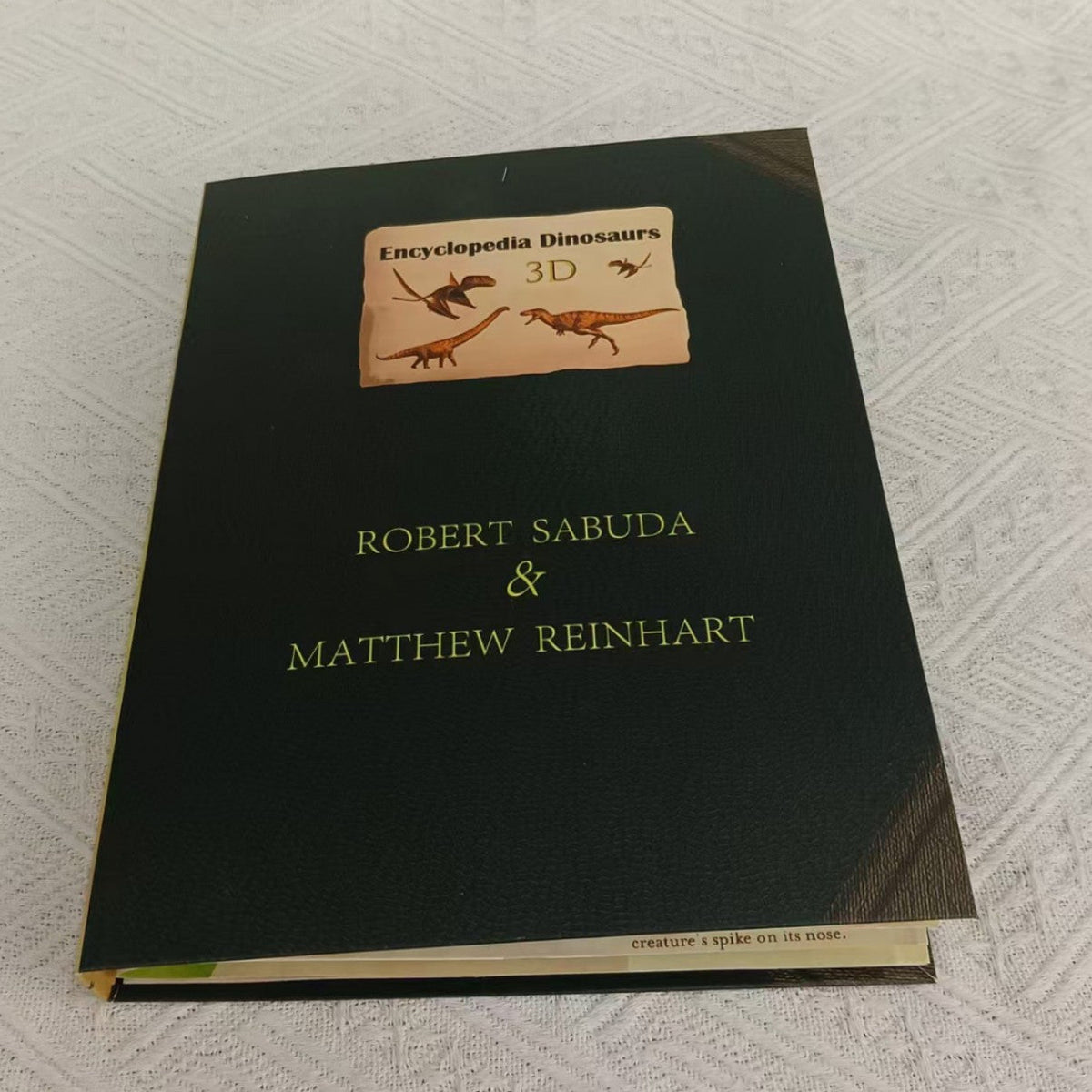 Cross-Border 3D Encyclopedia Prehistorica Dinosaurs Dinosaur Encyclopedia Pop-Up Book