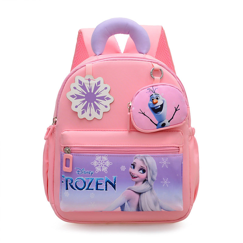 Kindergarten School Bag Cartoon Spider-Man Small and Medium Class Baby School Backpack Boys and Girls Travel Bag Children's Backpack