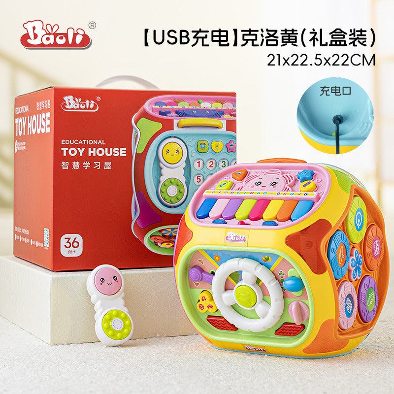 Baoli Smart Paradise Mushroom House Game Table Multifunctional Infant Early Education Educational Toy Baby Birthday Gift