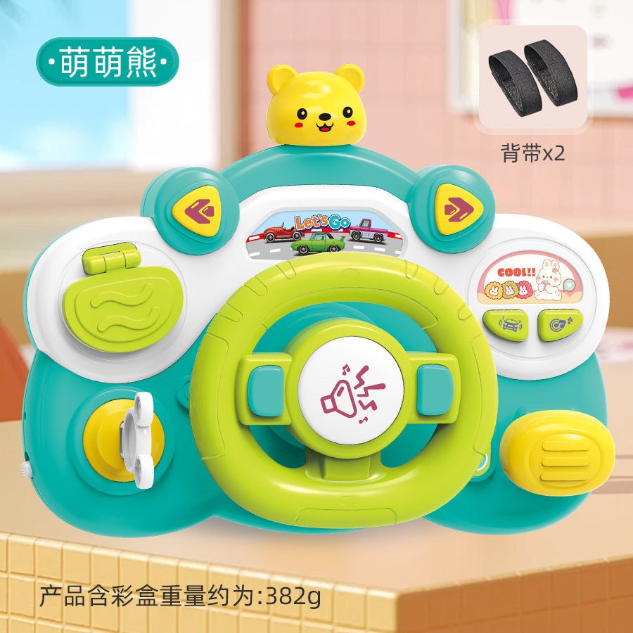 Baby Baby Early Education Educational Steering Wheel Toy Children's Simulation Driving Car Bridge Driving Toy