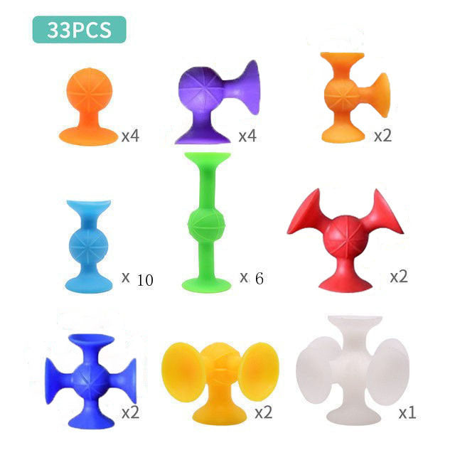 TPR soft building blocks, a suction cup toy for children, an educational toy for kids, DIY large building blocks.