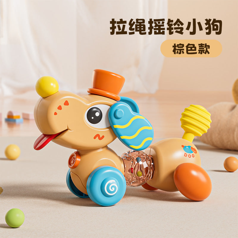 Cross-Border Baby Dining Table Puppy Suction Cup Spinner 0-3 Years Old Multi-Functional Detachable Steering Wheel Educational Toy