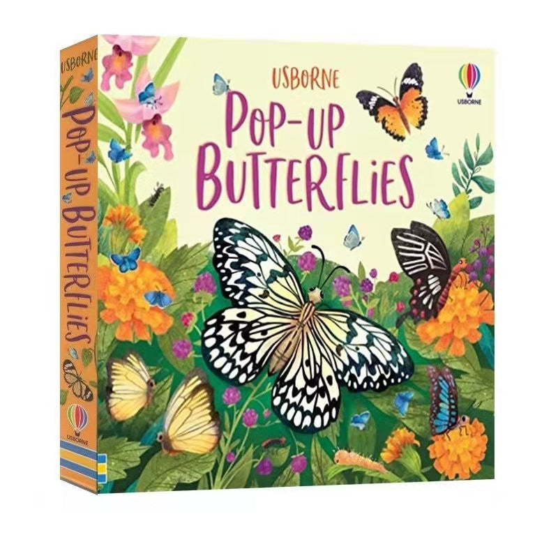 Pop-Up Book Kidsren's English Stereo Flip Book Toy Picture Book for Young Kidsren