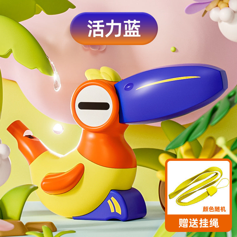 Children's cartoon water bird whistle, water-fillable, bird whistle, for developing oral motor skills and pronunciation; when filled with water, it will mimic bird calls.