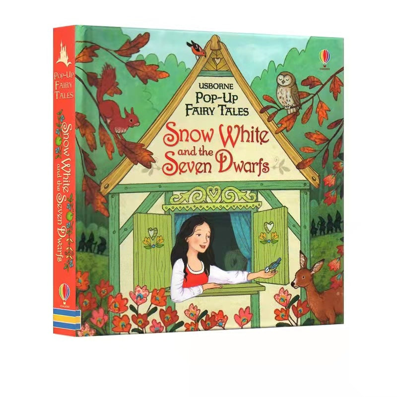 Pop-Up Book Kidsren's English Stereo Flip Book Toy Picture Book for Young Kidsren