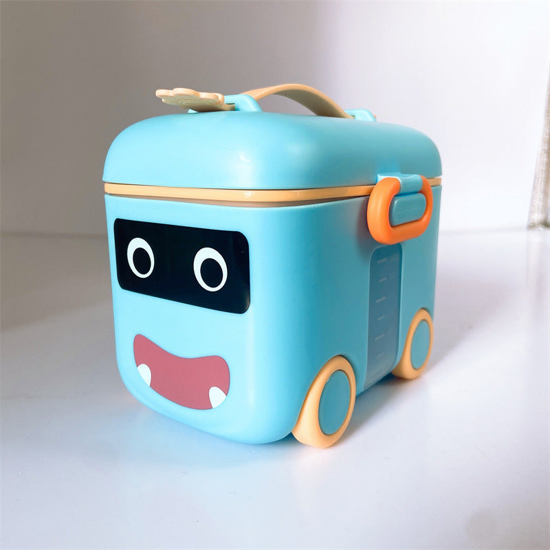 Car Milk Powder Box, Baby Milk Powder Box, Portable Portable Travel Sealed Moisture-Proof Packaging Box, Baby Food Supplement Box